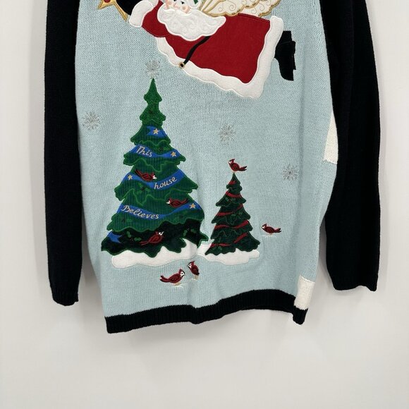 QUACKER FACTORY ugly christmas sweater SMALL - Picture 8 of 9